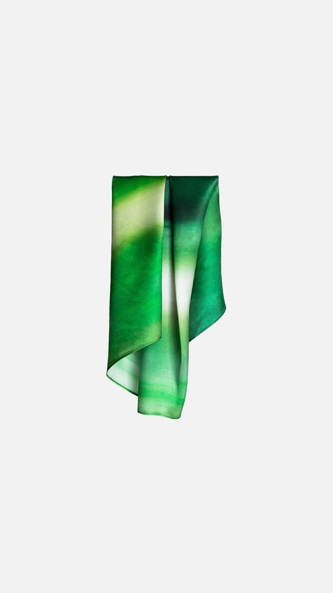 Silk Scarf - Green